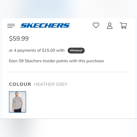 New SKECHERS Men's Prestige Tee Size Small - Picture 4 of 4